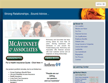 Tablet Screenshot of mcavinney.com